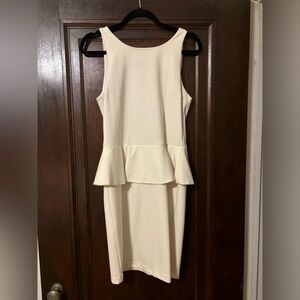 Business casual white dress